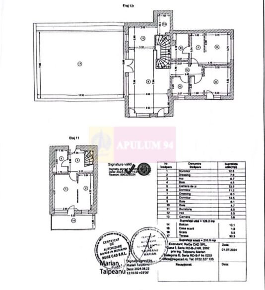 Vanzare duplex 4 camere cu scara interioara in Hils Brauner Residence